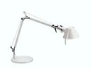 Tolomeo Tavolo Micro, White high-gloss polished