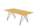 Details Asco Modular Table Baukastentisch Modular Table Baukastentisch, Version 6, Oak natural, L 180 x W 95 cm, Straight edge of table