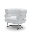 Bibendum armchair, White leather