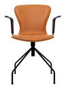 PLAYchair Swing, With armrests, Leather cognac