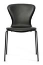 PLAYchair Tube, Without armrests, Leather black