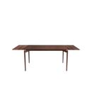 PURE Dining Table, 140 x 85 cm, Oiled walnut, With 2 extension panels in the same colour (L 140-240 cm)