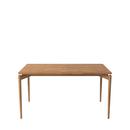 PURE Dining Table, 140 x 85 cm, Oiled oak, Without extension plates