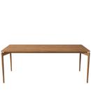 PURE Dining Table, 190 x 85 cm, Oiled oak, Without extension plates