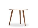 Details Bruunmunch PLAYround Laminate PLAYround Laminate, Crystal white laminate, ø 52 cm, Oiled walnut, 50 cm