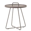 On-the-move Side Table, Large - H 60 cm x Ø 52 cm, Taupe