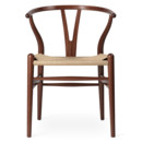 Details Carl Hansen & Søn CH24 Wishbone Chair CH24 Wishbone Chair, Mahogany (Limited Edition), Nature mesh