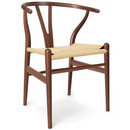Details Carl Hansen & Søn CH24 Wishbone Chair CH24 Wishbone Chair, Oiled mahogany, Nature mesh