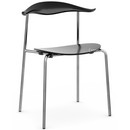 CH88T, Stainless steel, Black lacquered beech
