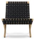 MG501 Cuba Chair, Oiled oak, Black belts