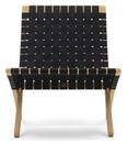 MG501 Cuba Chair, Oiled oak, Black belts