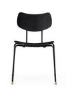 VLA26 Vega Chair, Black lacquered oak