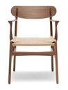 CH26 Dining Chair, Oiled walnut, Natural