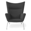 CH445 Wing Chair, Talus, Without footstool