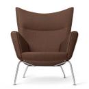 CH445 Wing Chair, Passion - earth, Without footstool