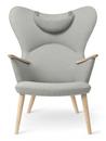 Details Carl Hansen & Søn CH78 Mama Bear Chair CH78 Mama Bear Chair, Passion - light grey, Soaped oak, With neck pillow
