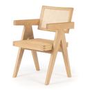 Capitol Complex Chair, Natural oak, With armrests