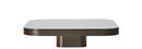 Bow Coffee Table, Brass burnished, H 19 x W 70 x D 70