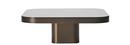 Bow Coffee Table, Brass burnished, H 25 x W 70 x D 70