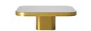 Bow Coffee Table, Brass natural, H 25 x W 70 x D 70