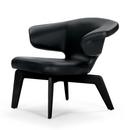 Munich Lounge Chair, Classic Leather black, black stained