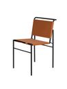 Roquebrune Chair, Cognac, Black powder coated