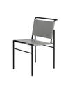 Roquebrune Chair, Grey, Black powder coated