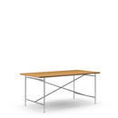 Eiermann 2 Dining Table, Oak natural, 160 x 83 cm, Chrome