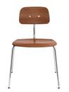 Details Engelbrechts Kevi 2060 Kevi 2060, Polished chrome, Walnut Veneer