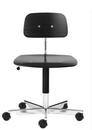 Kevi 2533, A: seat height 38-51 cm, Black