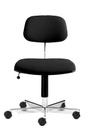 Kevi 2534, A: seat height 40-53 cm, Fabric hallingdal, Black