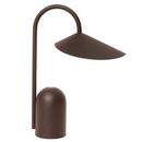 Arum Portable Lamp, Dark Chocolate