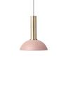 Collect Lighting, High, Brass, Hoop, Rose