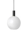 Collect Lighting, Low, Black, Opal Sphere, White