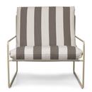 Desert 1-Seater, Cashmere / stripe