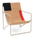 Desert Lounge Chair, Cashmere/Block