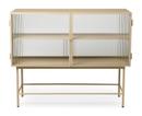 Haze Sideboard, Cashmere - Reeded glass