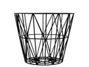 Wire Basket, Medium (H 40 x Ø 50 cm), Black