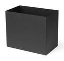Plant Box Pot, Large (W 19,5 x D 33 cm), Black