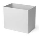 Plant Box Pot, Large (W 19,5 x D 33 cm), Light grey