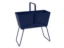 Basket Planter, H 84 x W 70 cm, Deep blue