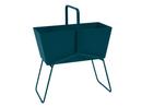 Basket Planter, H 84 x W 70 cm, Acapulco blue