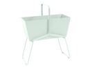 Basket Planter, H 84 x W 70 cm, Ice mint