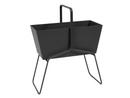 Basket Planter, H 84 x W 70 cm, Liquorice