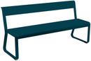 Bellevie Bench with Back, Acapulco blue
