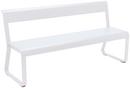 Bellevie Bench with Back, Cotton white