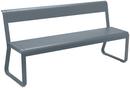 Bellevie Bench with Back, Storm grey