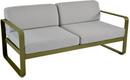 Bellevie 2-Seater Sofa, Flannel grey, Pesto