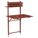 Bistro Balcony Table, Red ochre