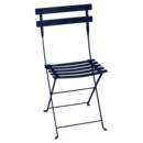 Bistro Folding Chair, Deep blue